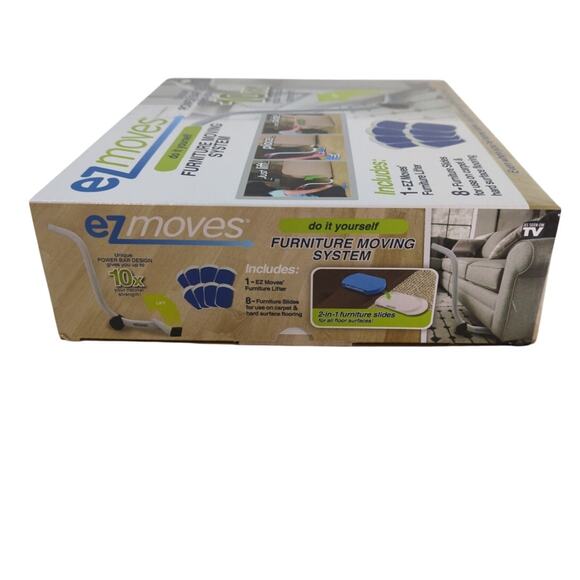 Ez Moves DIY Furniture Moving System Furniture Lifter with 8 Slides NEW SEALED - Picture 3 of 8